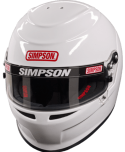 Simpson Venator Hjelm, Blank Hvid, FIA 8859 og Snell SA2015/2020 godkendt