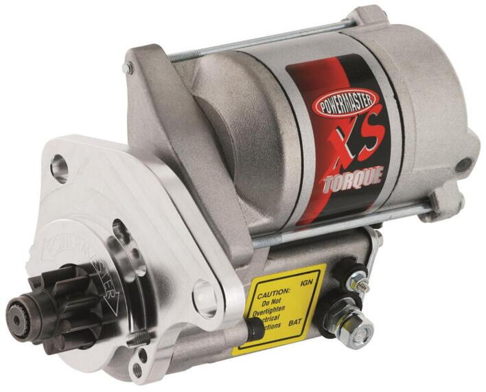 Powermaster XS Mini Starter, Mopar V8, Med Billet Alu Monteringsblock, Uden Drev Styr