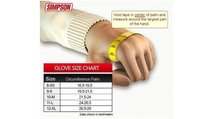 Simpson Impulse Handsker, SFI 3.3/5 Godkendt