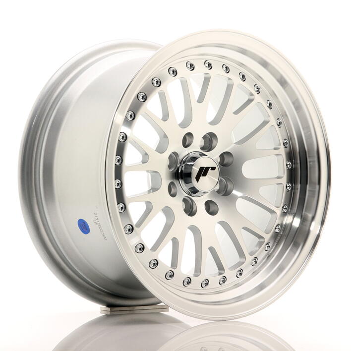 JR Wheels JR10 15x8 ET20 4x100/108 Silver Machined Face