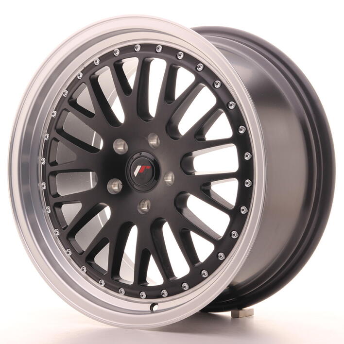 JR Wheels JR10 18x8,5 ET40-45 BLANK Matt Black w/Machined Lip