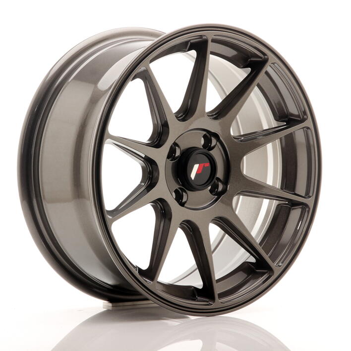 JR Wheels JR11 16x7 ET25 4x100 Hyper Gray