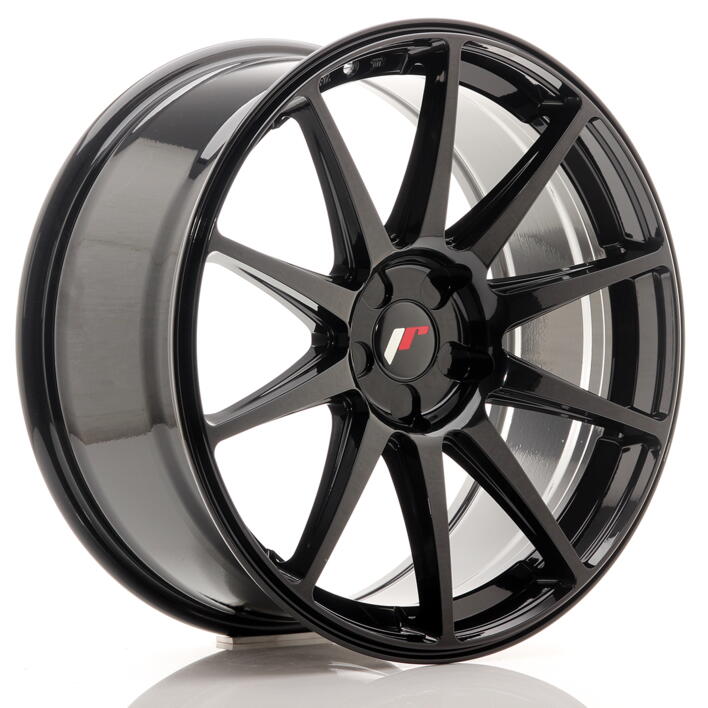 JR Wheels JR11 19x8,5 ET25-40 5H Blank Glossy Black