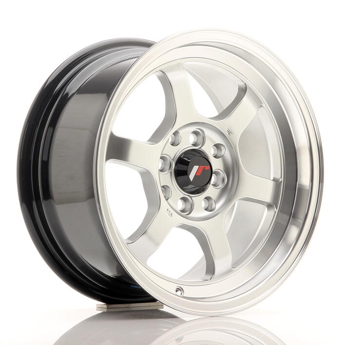 JR Wheels JR12 15x7,5 ET26 4x100/114 Hyper Silver w/Machined Lip