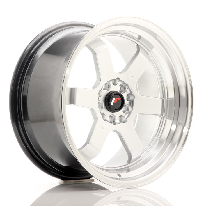 JR Wheels JR12 17x9 ET25 5x112/120 Hyper Silver w/Machined Lip