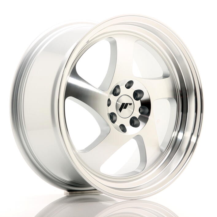 JR Wheels JR15 17x8 ET35 4x100/114 Silver Machined Face