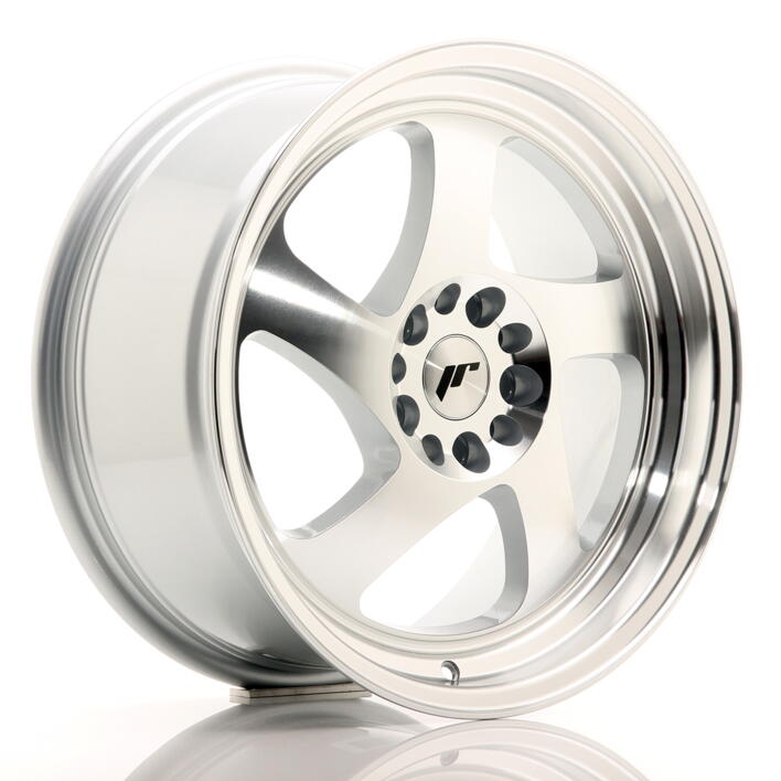 JR Wheels JR15 17x8 ET35 5x100/114 Silver Machined Face