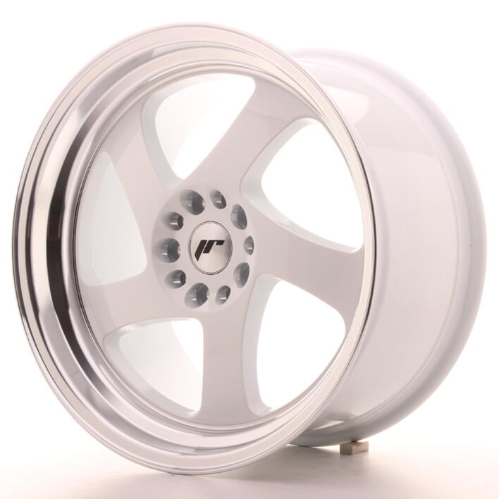 JR Wheels JR15 18x9,5 ET40 5x112/114 White w/Machined Lip