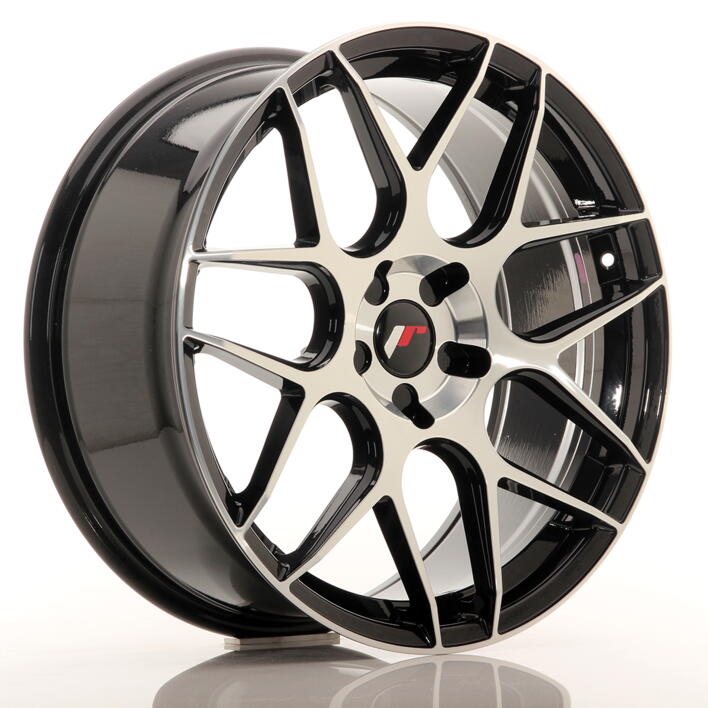 JR Wheels JR18 20x8,5 ET20-40 5H BLANK Gloss Black Machined Face