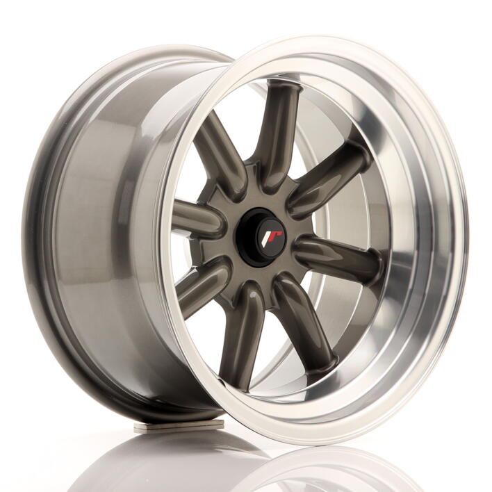 JR Wheels JR19 16x9 ET-25-(-15) BLANK Gun Metal w/Machined Lip