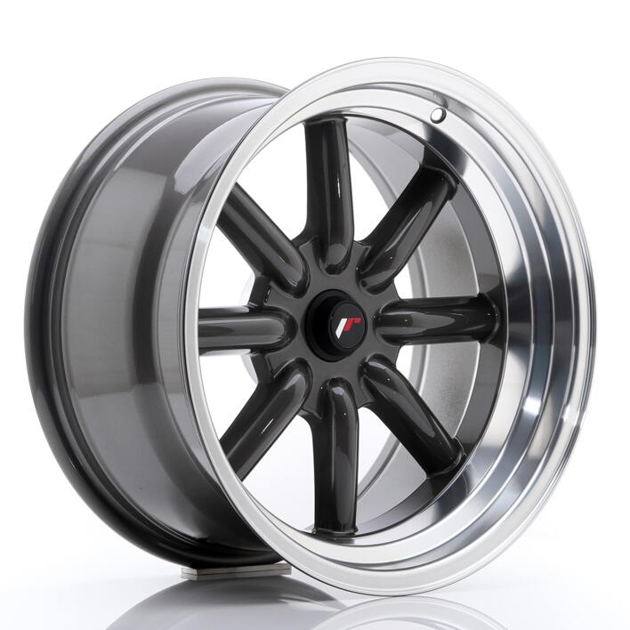 JR Wheels JR19 17x9 ET-25-(-10) BLANK Gun Metal w/Machined Lip