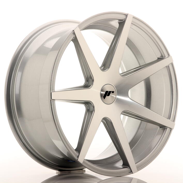 JR Wheels JR20 20x10 ET40 5H BLANK Silver Machined Face