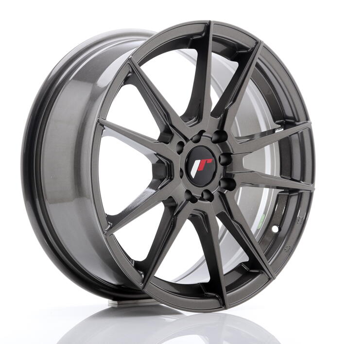 JR Wheels JR21 17x7 ET40 4x100/114 Hyper Gray