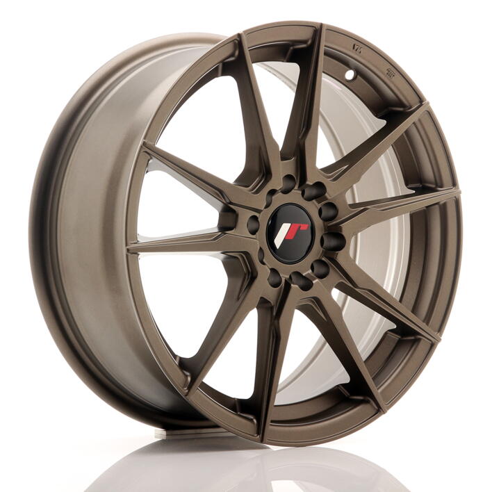 JR Wheels JR21 17x7 ET40 4x100/114 Matt Bronze