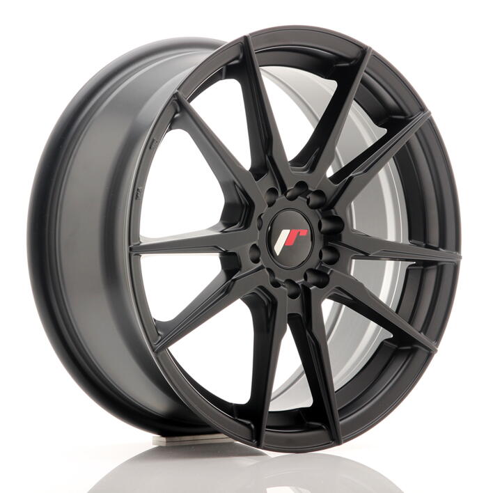 JR Wheels JR21 17x7 ET40 5x108/112 Matt Black