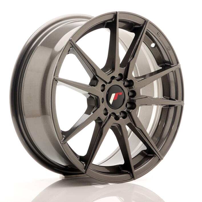 JR Wheels JR21 17x7 ET40 5x108/112 Hyper Gray