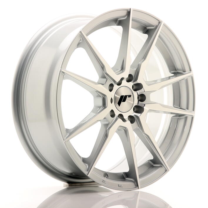 JR Wheels JR21 17x7 ET40 5x108/112 Silver Machined Face