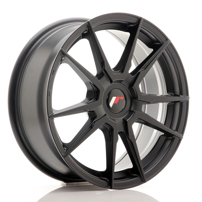 JR Wheels JR21 17x7 ET25-40 BLANK Matt Black