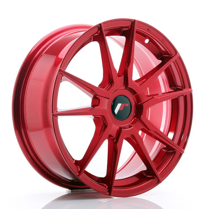 JR Wheels JR21 17x7 ET35-40 BLANK Platinum Red