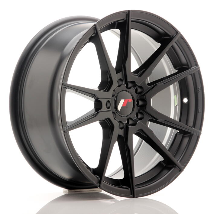 JR Wheels JR21 17x8 ET35 4x100/114 Matt Black