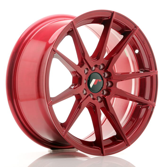 JR Wheels JR21 17x8 ET35 5x100/114 Platinum Red