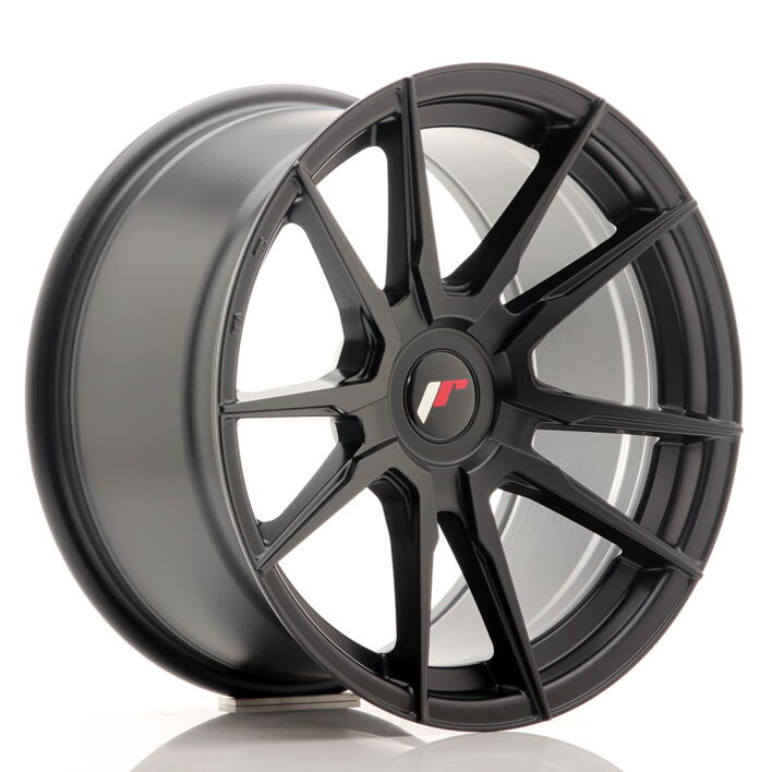 JR Wheels JR21 17x9 ET25-35 BLANK Matt Black