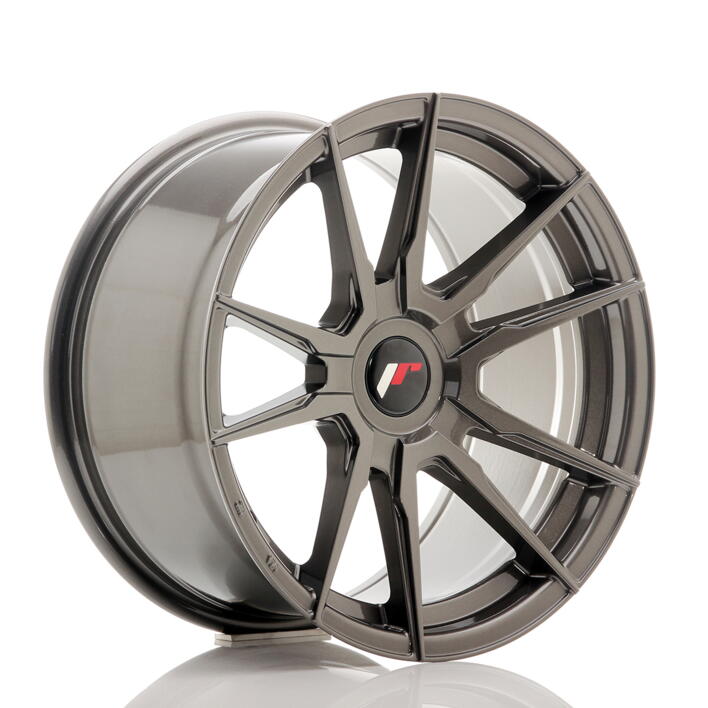 JR Wheels JR21 17x9 ET25-35 Blank Hyper Gray