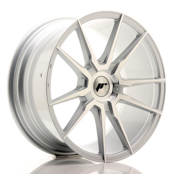 JR Wheels JR21 18x8,5 ET20-40 BLANK Silver Machined Face