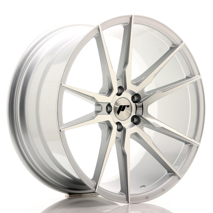 JR Wheels JR21 20x10 ET30 5x112 Silver Machined Face