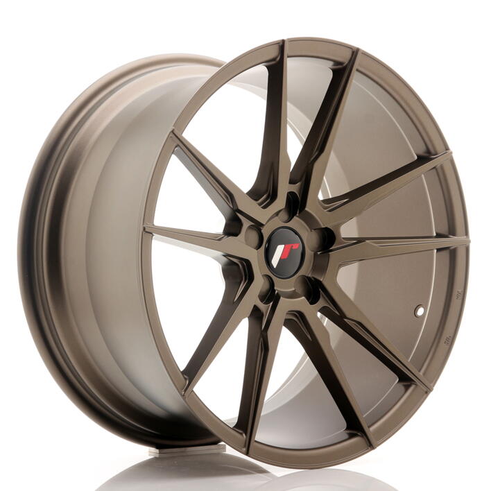 JR Wheels JR21 20x10 ET20-40 5H BLANK Matt Bronze