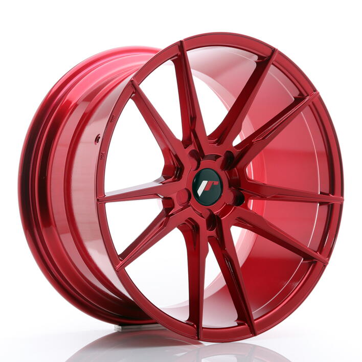 JR Wheels JR21 20x10 ET20-40 5H BLANK Platinum Red