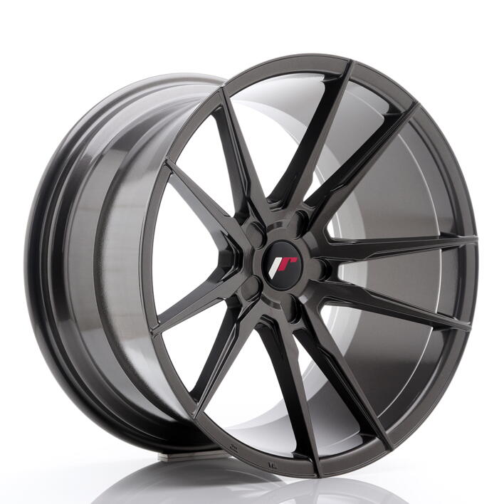 JR Wheels JR21 20x11 ET20-30 5H BLANK Hyper Gray