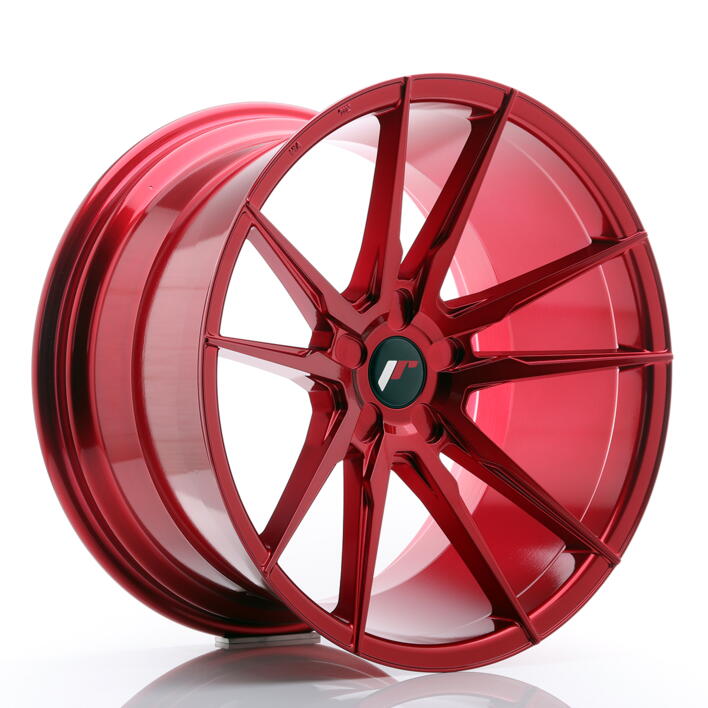 JR Wheels JR21 20x11 ET20-30 5H BLANK Platinum Red