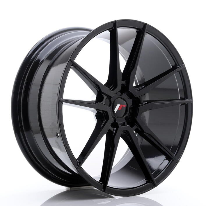 JR Wheels JR21 21x10 ET15-48 5H BLANK Glossy Black