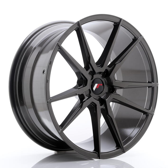 JR Wheels JR21 21x10 ET15-48 5H Blank Hyper Gray