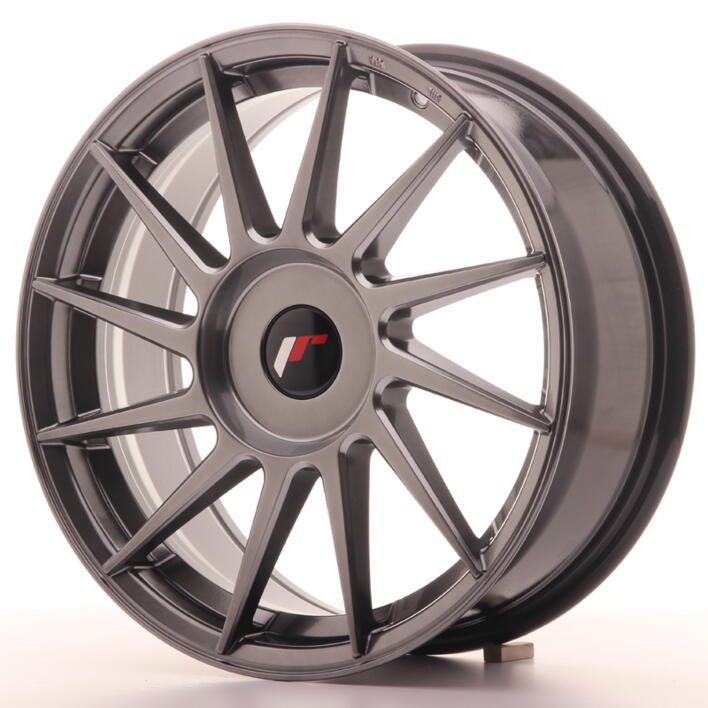 JR Wheels JR22 17x7 ET35-40 BLANK Hyper Black