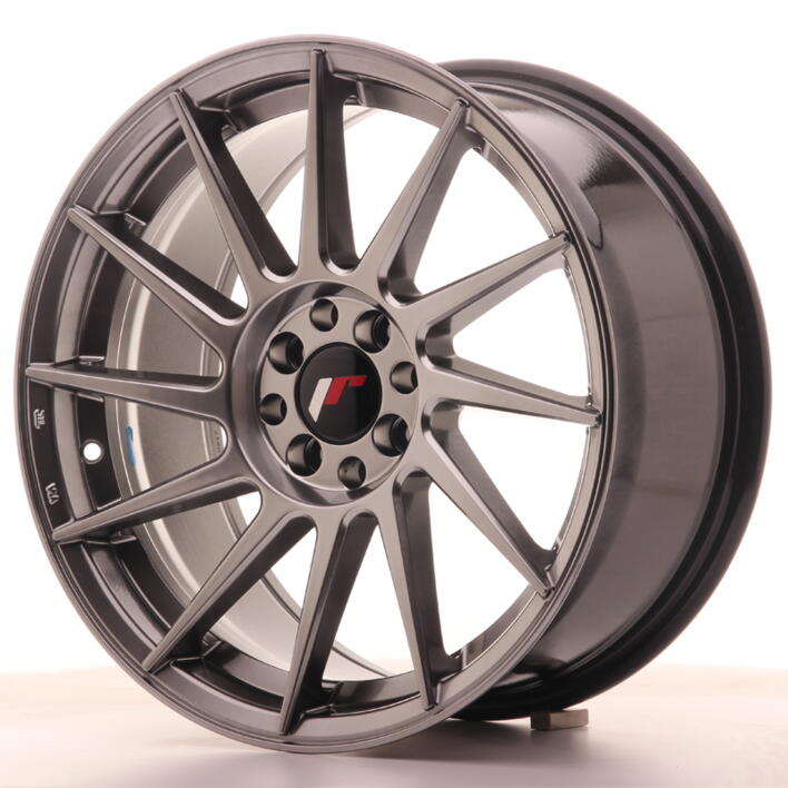 JR Wheels JR22 17x8 ET25 4x100/108 Hyper Black