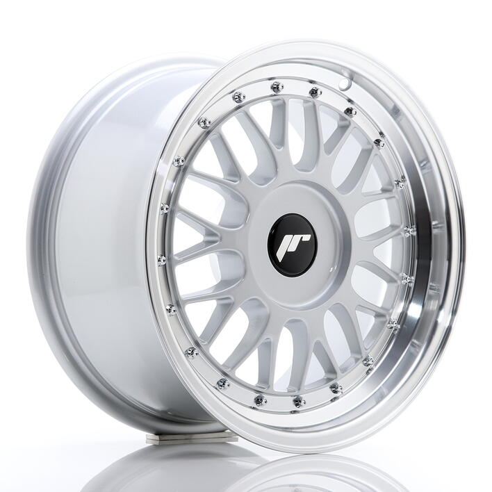 JR Wheels JR23 16x8 ET20-45 BLANK Hyper Silver w/Machined Lip