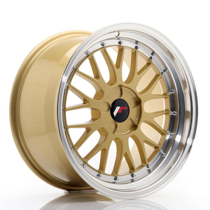 JR Wheels JR23 18x9,5 ET25-48 5H BLANK Gold w/Machined Lip