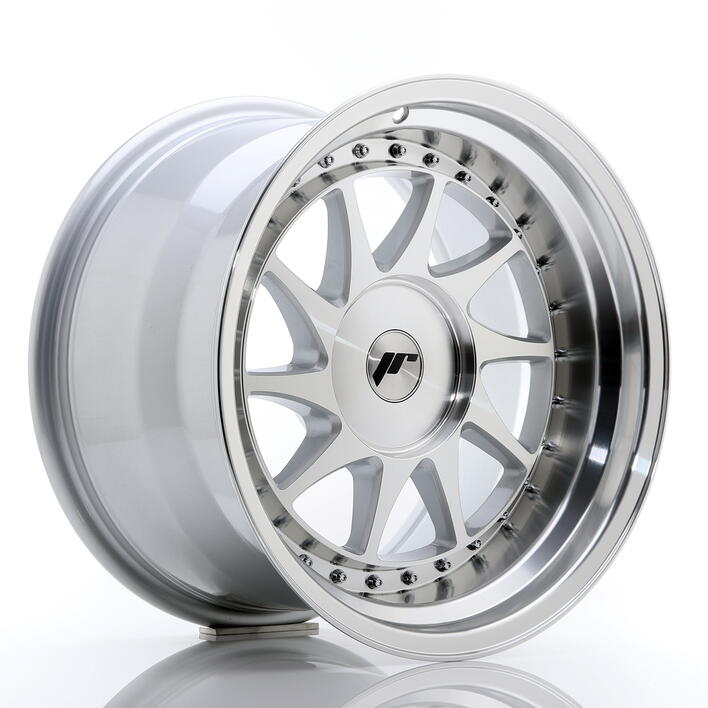 JR Wheels JR26 17x10 ET20-25 BLANK Silver Machined Face