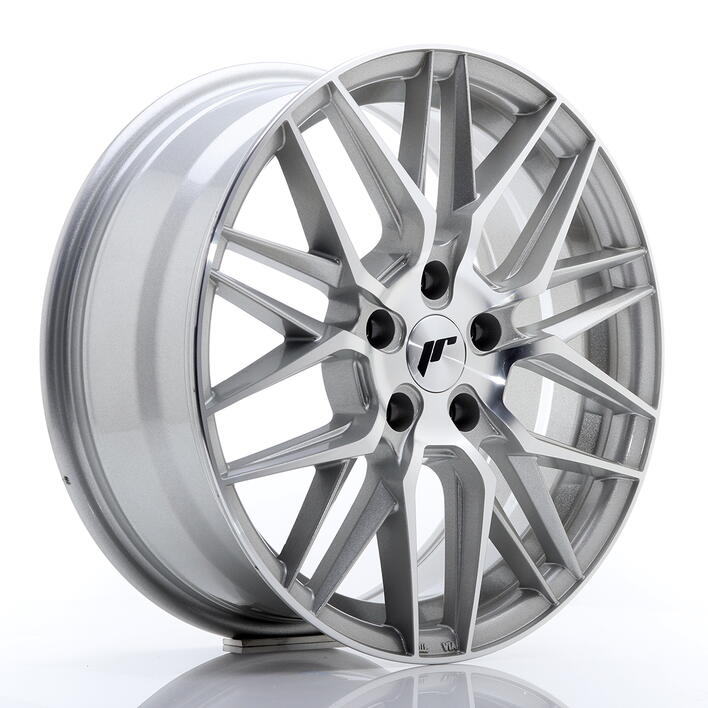 JR Wheels JR28 17x7 ET35 5x100 Silver Machined