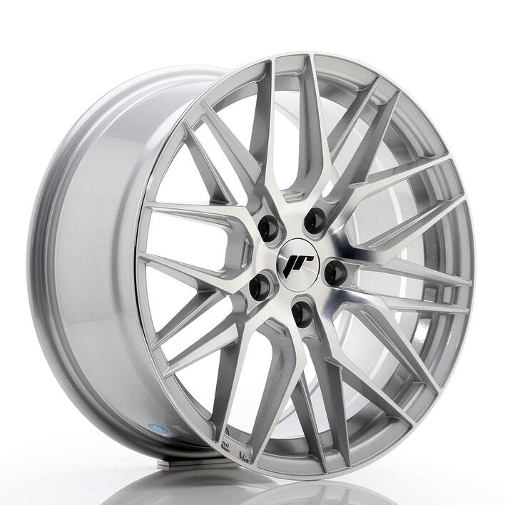 JR Wheels JR28 17x8 ET40 5x114,3 Silver Machined Face