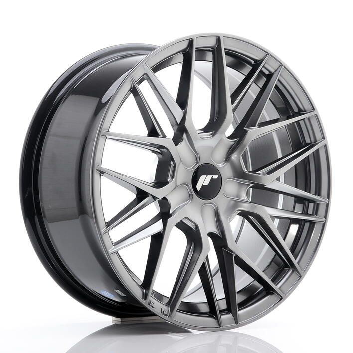 JR Wheels JR28 17x8 ET25-40 BLANK Hyper Black