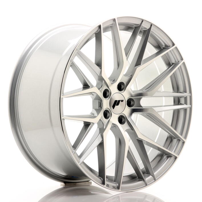 JR Wheels JR28 20x10 ET40 5x112 Silver Machined Face