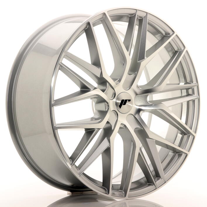 JR Wheels JR28 22x9 ET30-45 5H BLANK Silver Machined Face