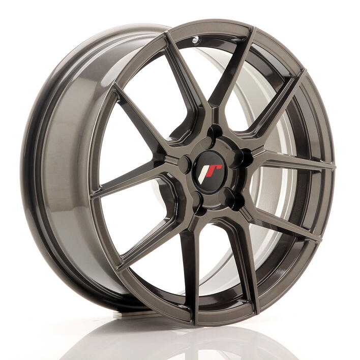 JR Wheels JR30 17x8 ET20-40 5H BLANK Hyper Gray