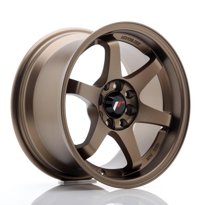 JR Wheels JR3 15x8 ET25 4x100/108 Anodized Bronze