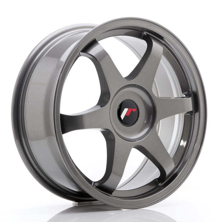 JR Wheels JR3 17x7 ET35-42 BLANK Gun Metal