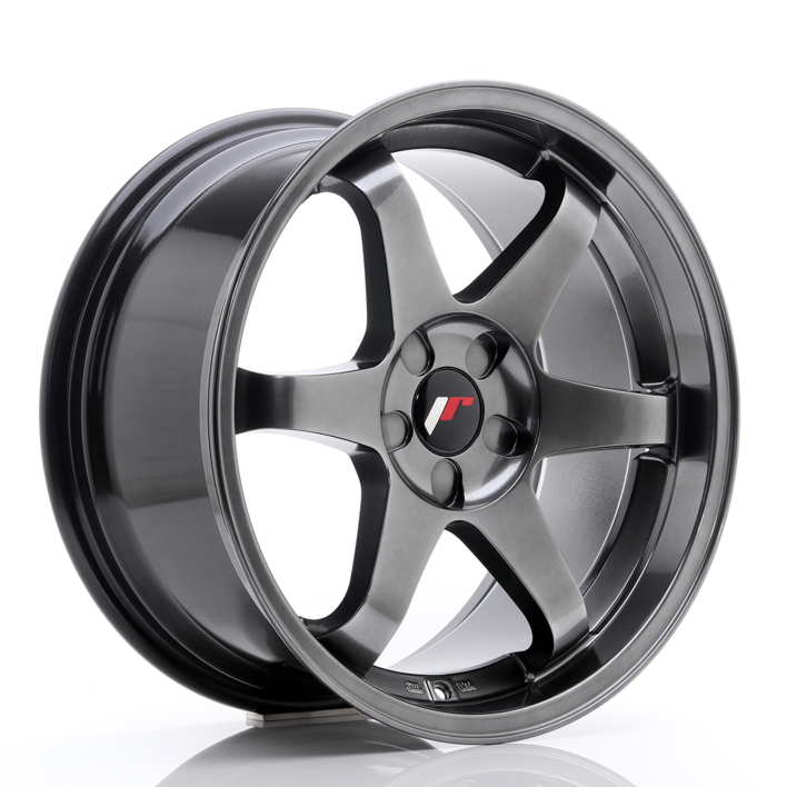 JR Wheels JR3 18x9 ET35-40 5H BLANK Dark Hyper Black