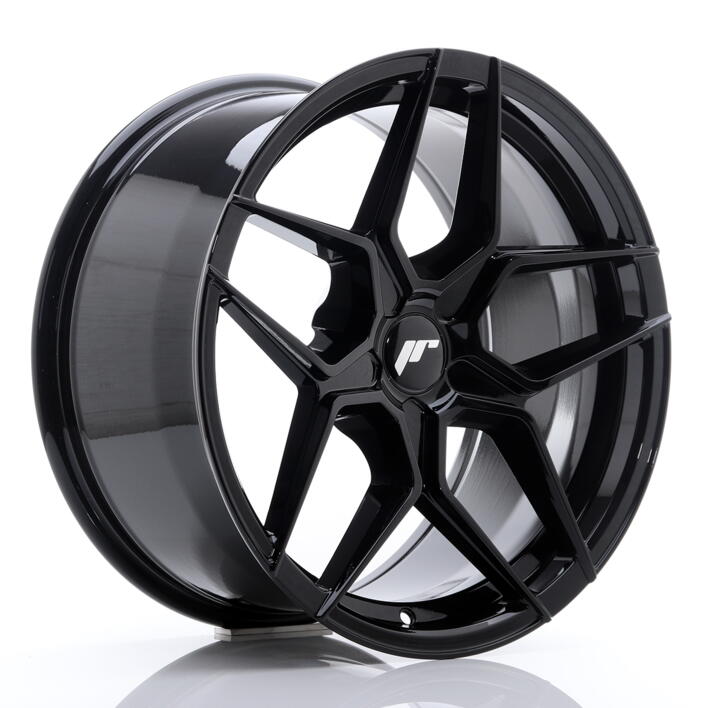 JR Wheels JR34 18x9 ET20-42 5H BLANK Glossy Black